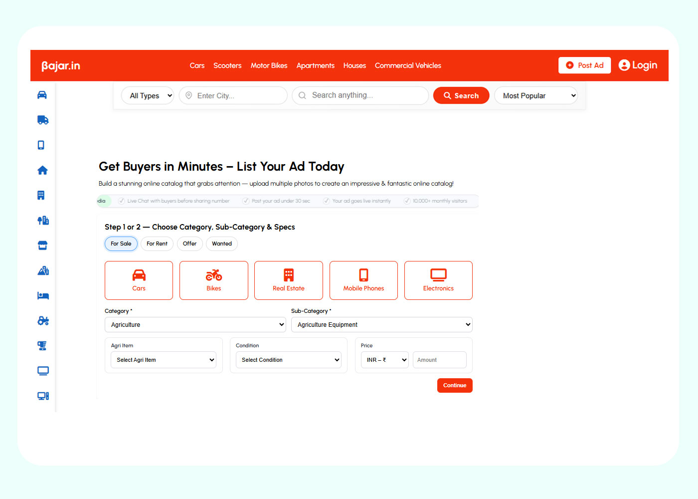 Online Classified Portal